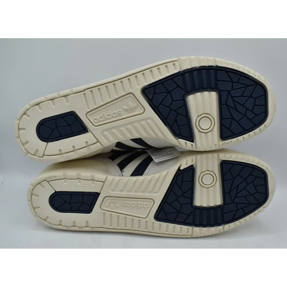 Adidas Mens Size 13 Rivalry Low‎ White Navy Casual Sneakers Shoes Y2K